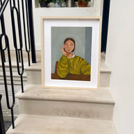 Becoming portrait print
