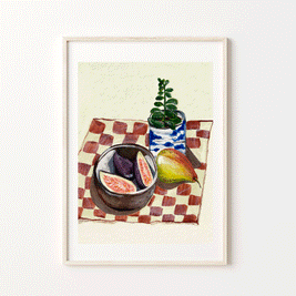 Fig & Pear print