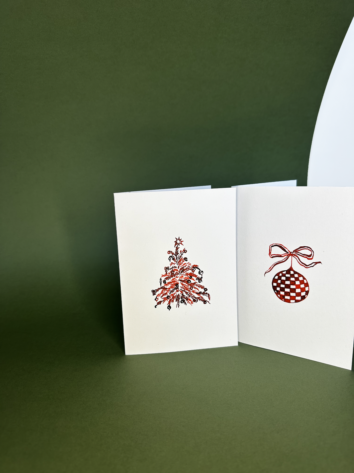 Ink traditions Christmas card set