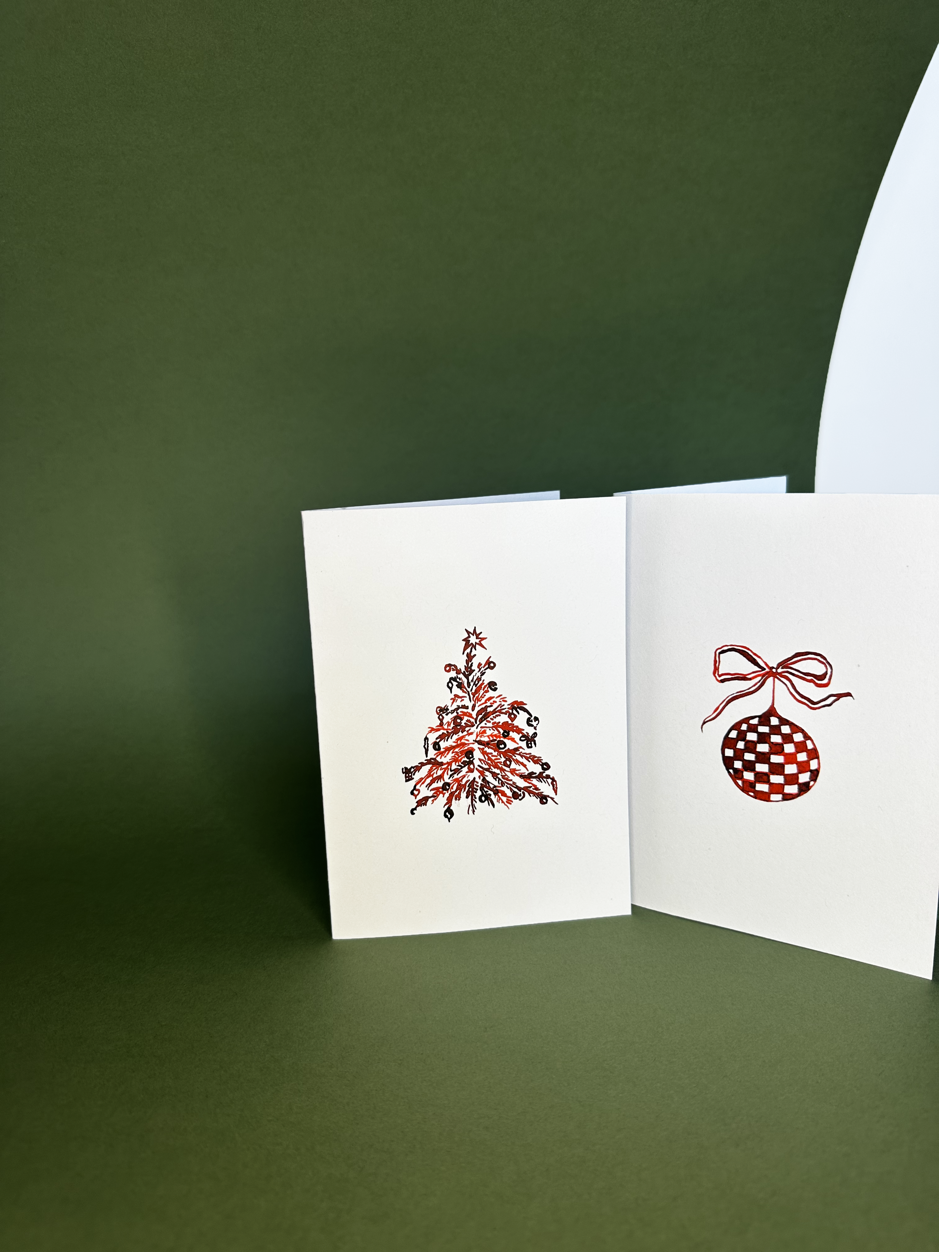 Ink traditions Christmas card set