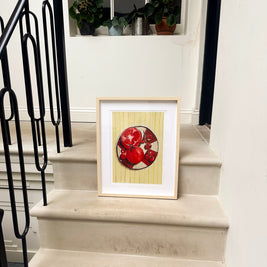 Bowl of tomatoes print