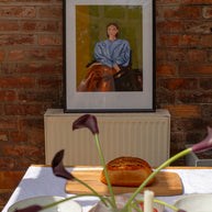 Quietly confident portrait print