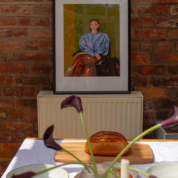 Quietly confident portrait print