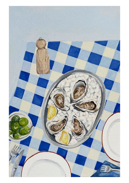 Oysters print