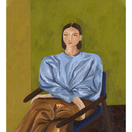 Quietly confident portrait print
