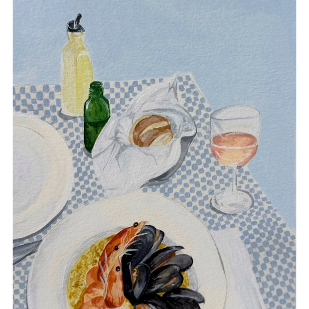 Seafood by the sea print