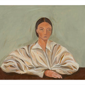 Unassuming portrait print
