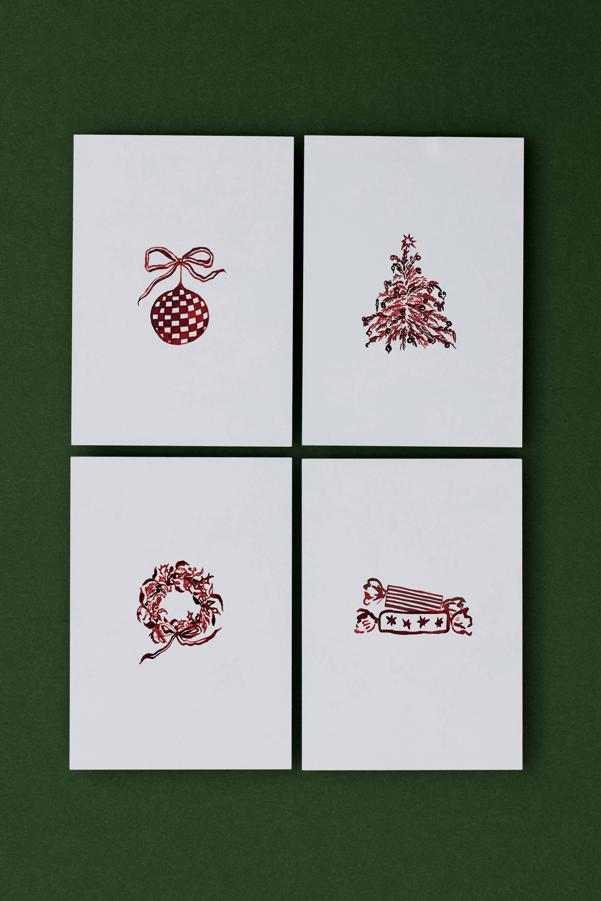 Ink traditions Christmas card set