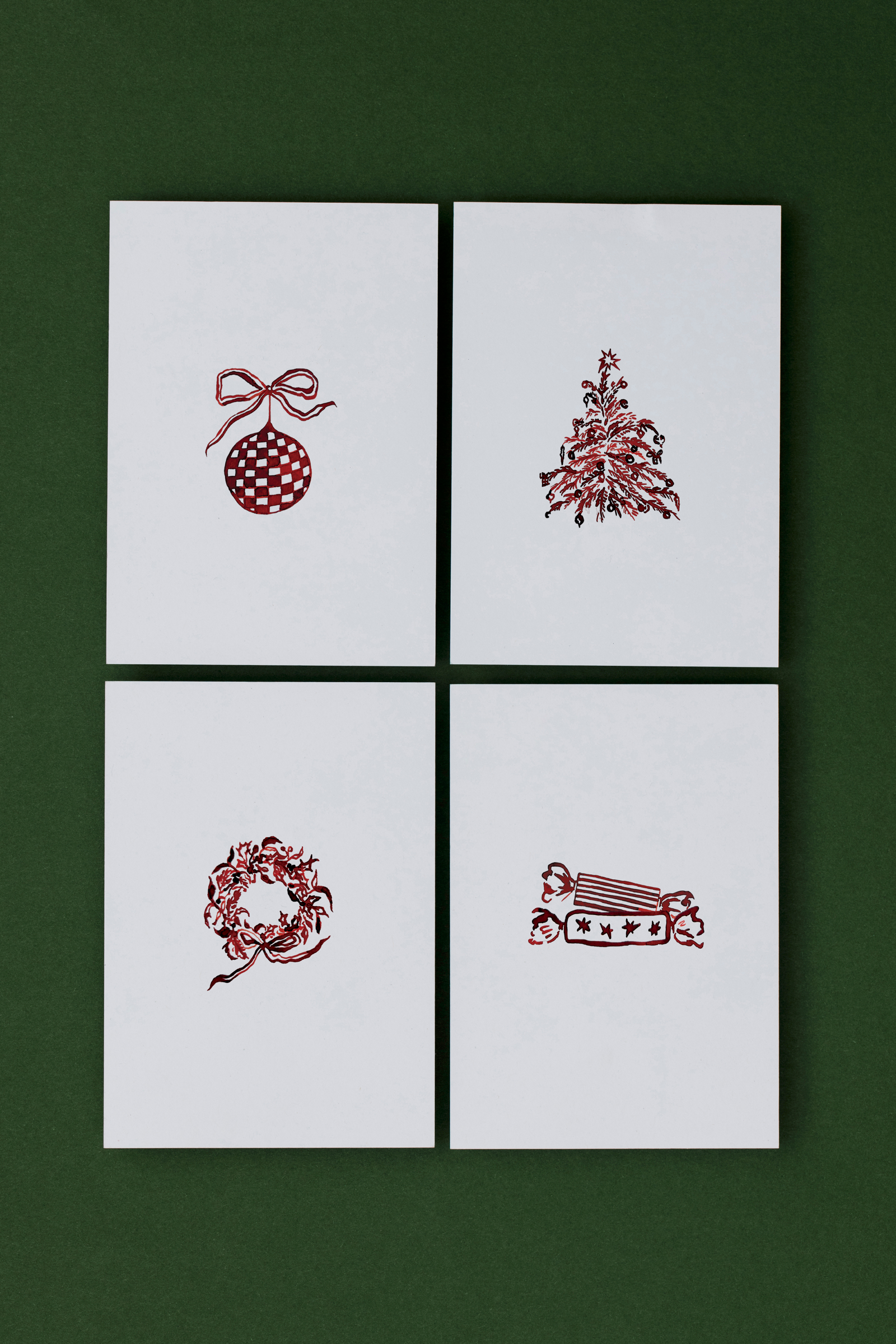 Ink traditions Christmas card set