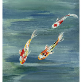 Koi fish mix print