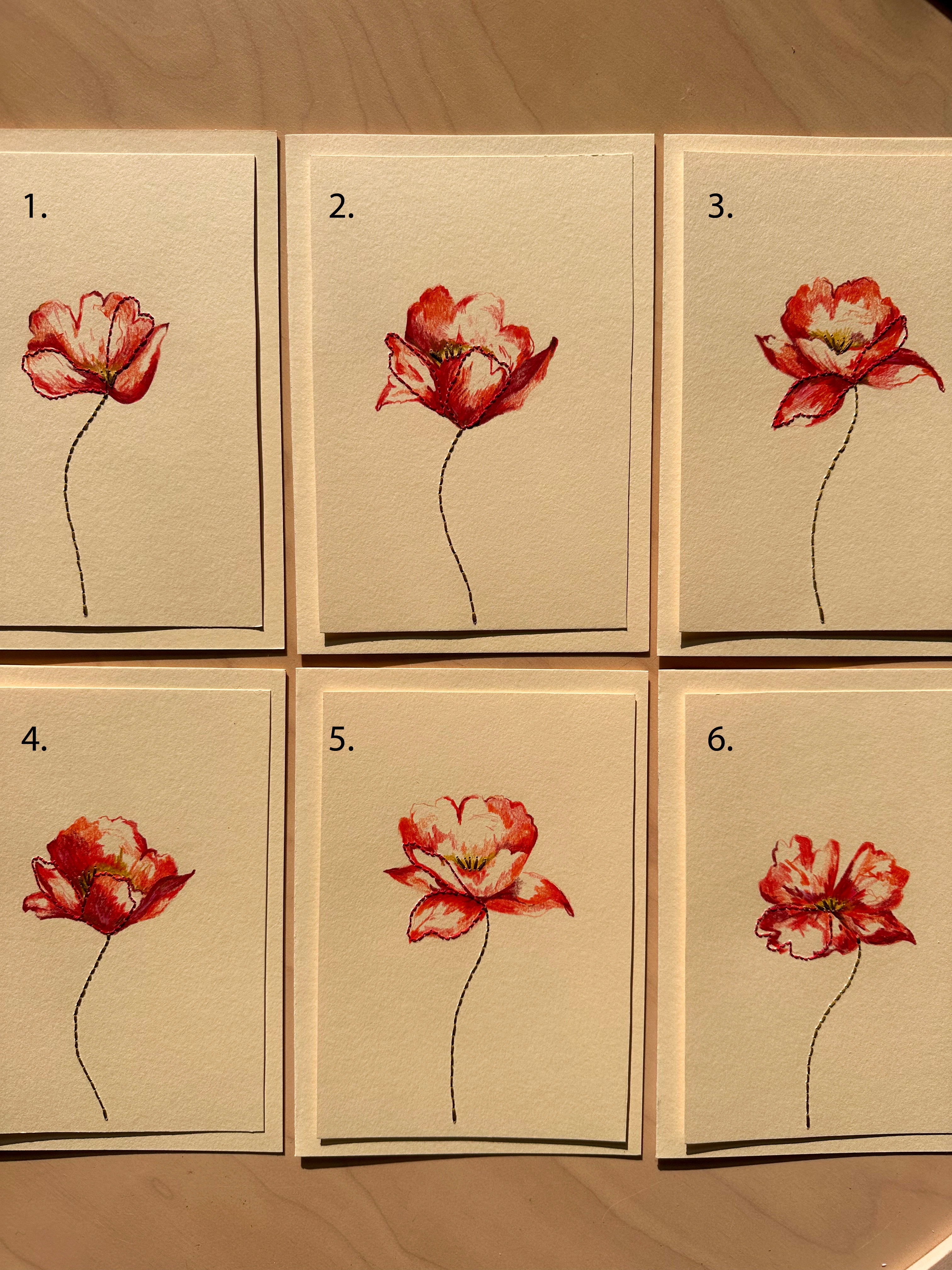 Original floral artwork - No. 1