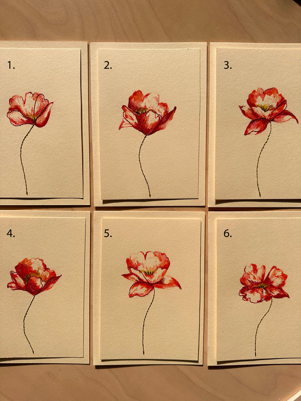 Original floral artwork - No. 1