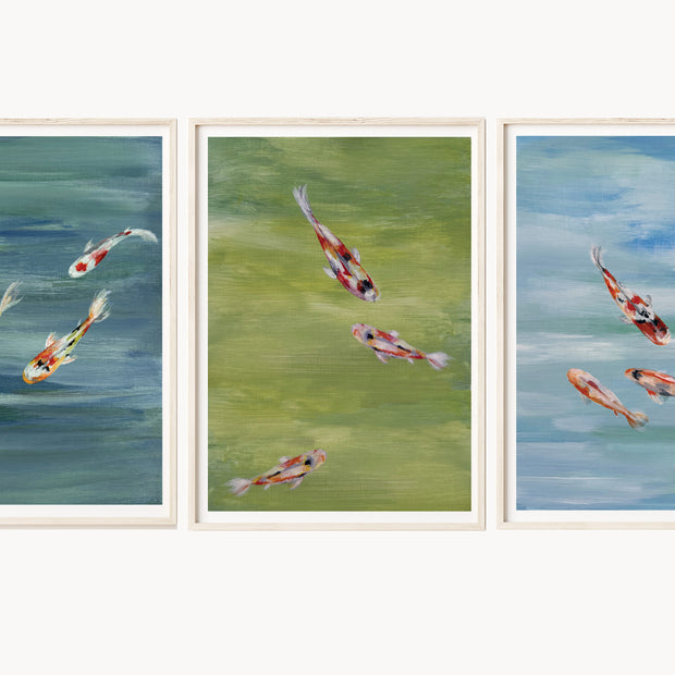 Koi print - Set of three